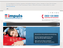 Tablet Screenshot of impuls-gmbh.com